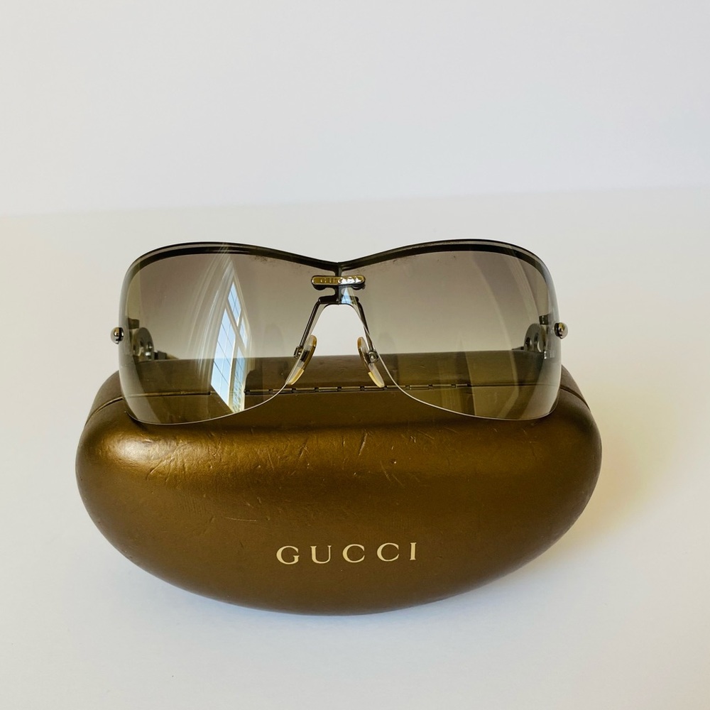 Gucci Shield Gradient Sunglasses